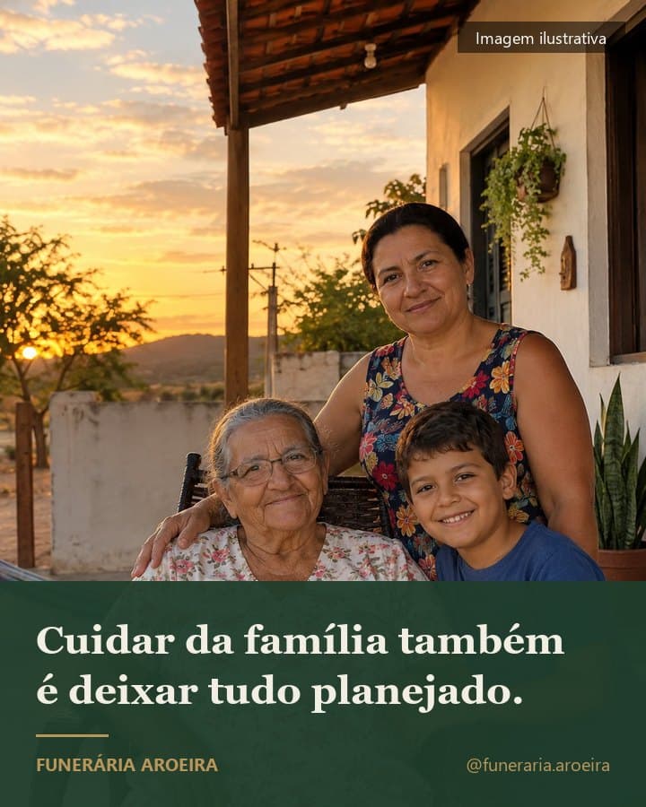 Post: cuidar da família também é deixar tudo planejado