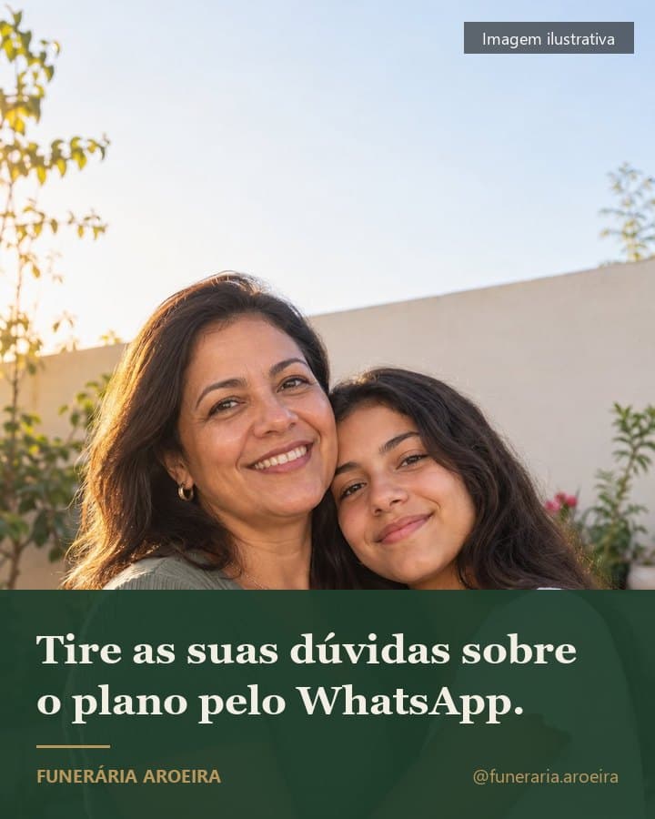 Post: tire as suas dúvidas sobre o plano pelo WhatsApp