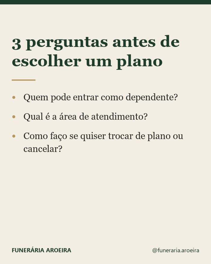 Post: 3 perguntas antes de escolher um plano